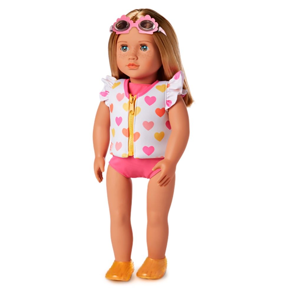 Vêtement OG - &quot;Love to Swim&quot; - Maillot de bain pour poupée de 46 cm