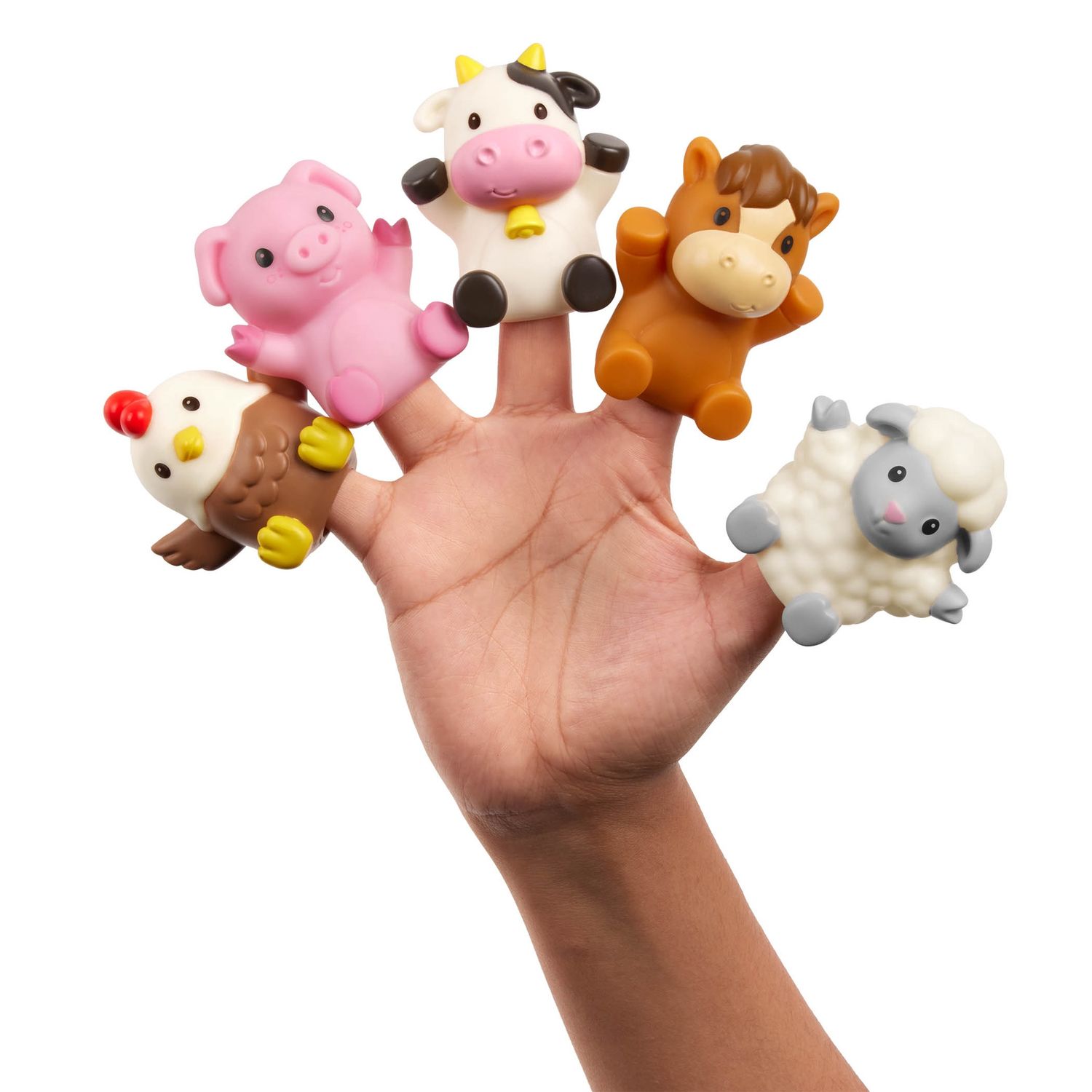 Marionettes à doigt &quot;Farm Friends&quot; avec livre couleurs changeantes