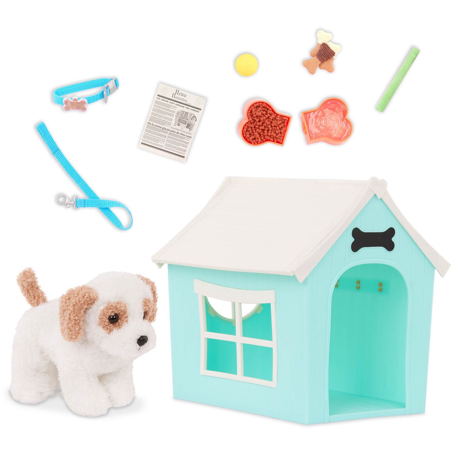 Accessoires OG de luxe - &quot;Puppy Place&quot; pour poupée de 46 cm