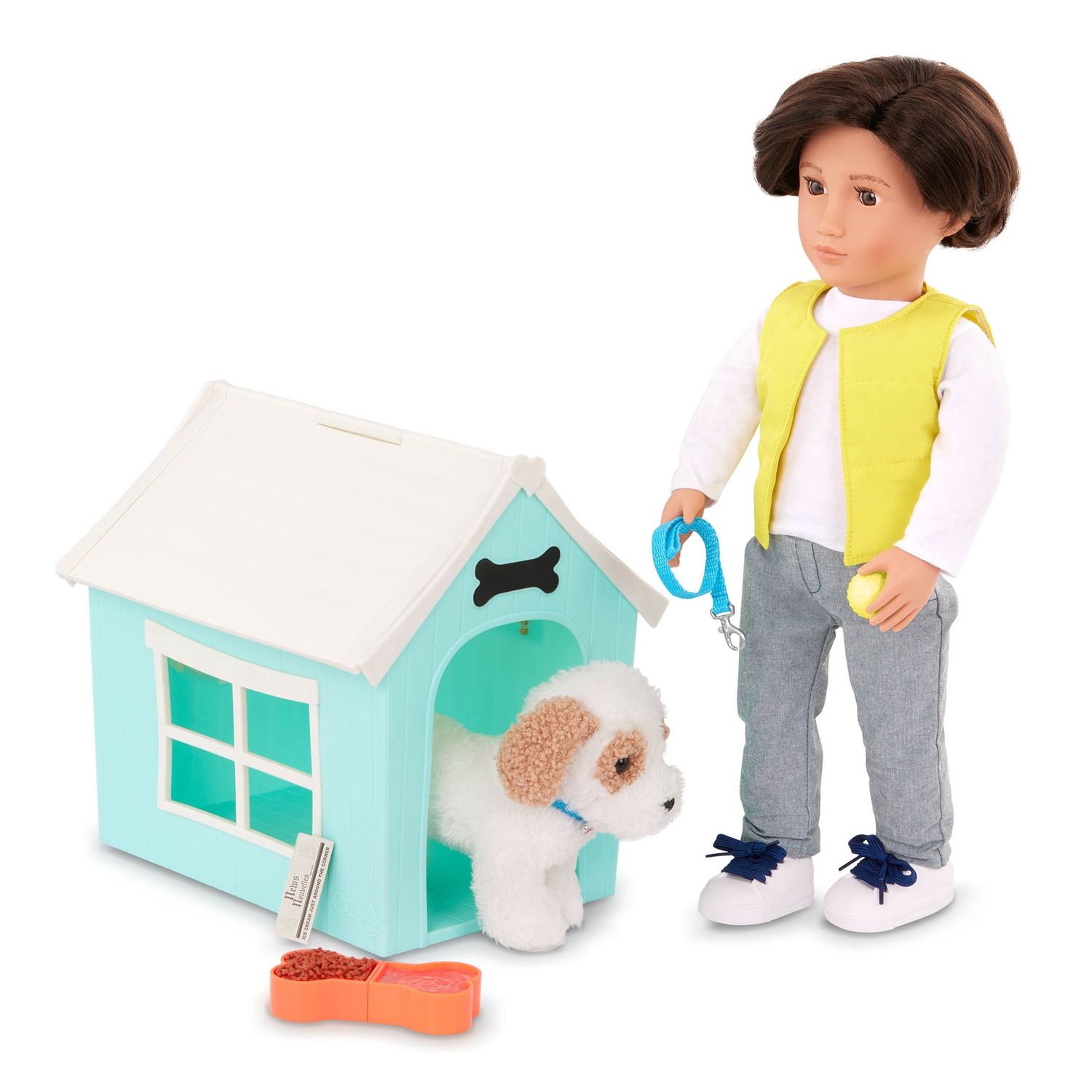 Accessoires OG de luxe - &quot;Puppy Place&quot; pour poupée de 46 cm