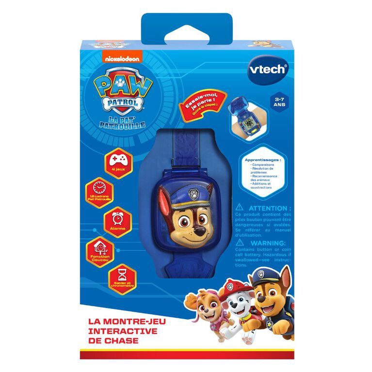 PAW Patrol: Pat’Patrouille - La montre-jeu interactive - Chase