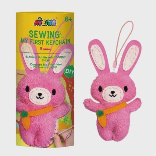 Couture porte-clef - Lapin