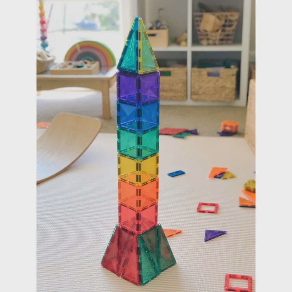 Tuiles magnétiques Rainbow / Pack de départ (60 pcs)