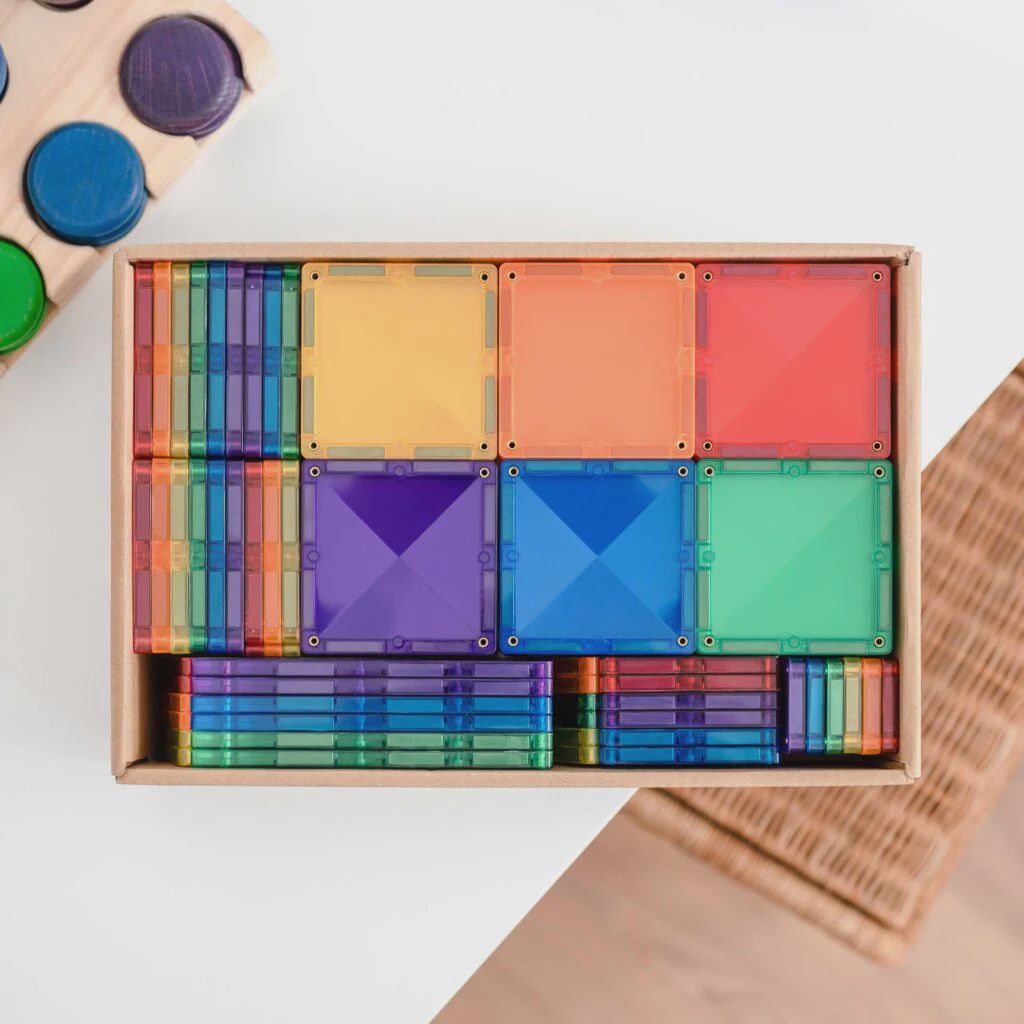 Tuiles magnétiques Rainbow / Creative (102 pcs)