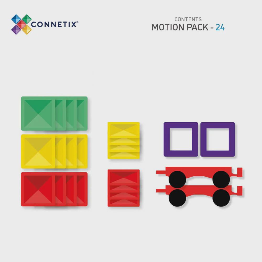 Tuiles magnétiques Rainbow / Motion Pack (24 pcs)