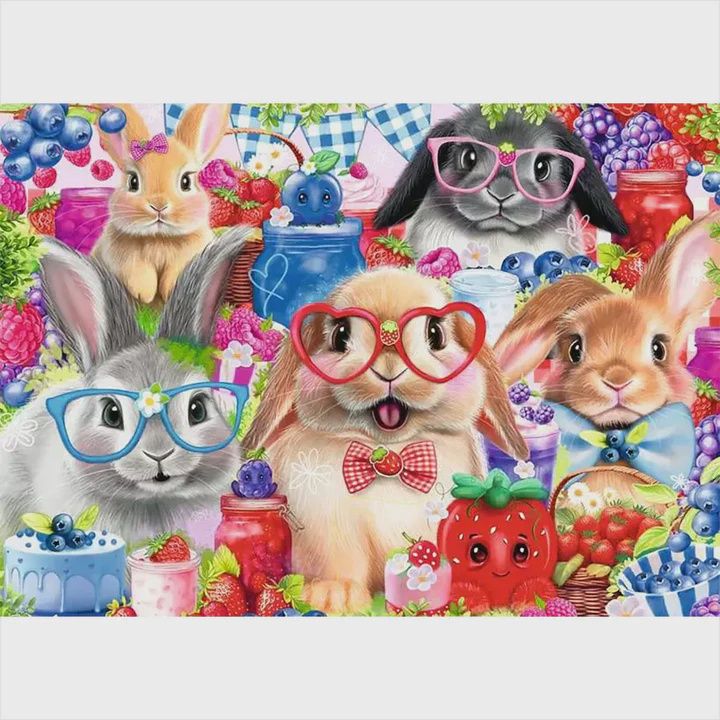 C.T. - Lapins et petits fruits (35 mcx)