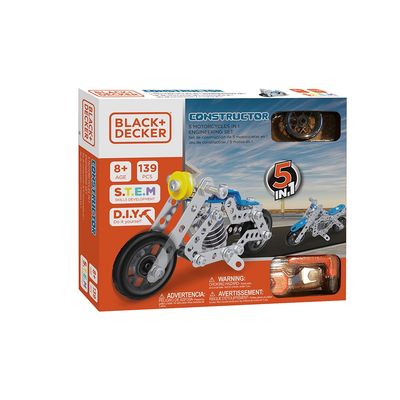 Constructor / Ensemble 5 modèles en 1 - Moto (139 pièces)