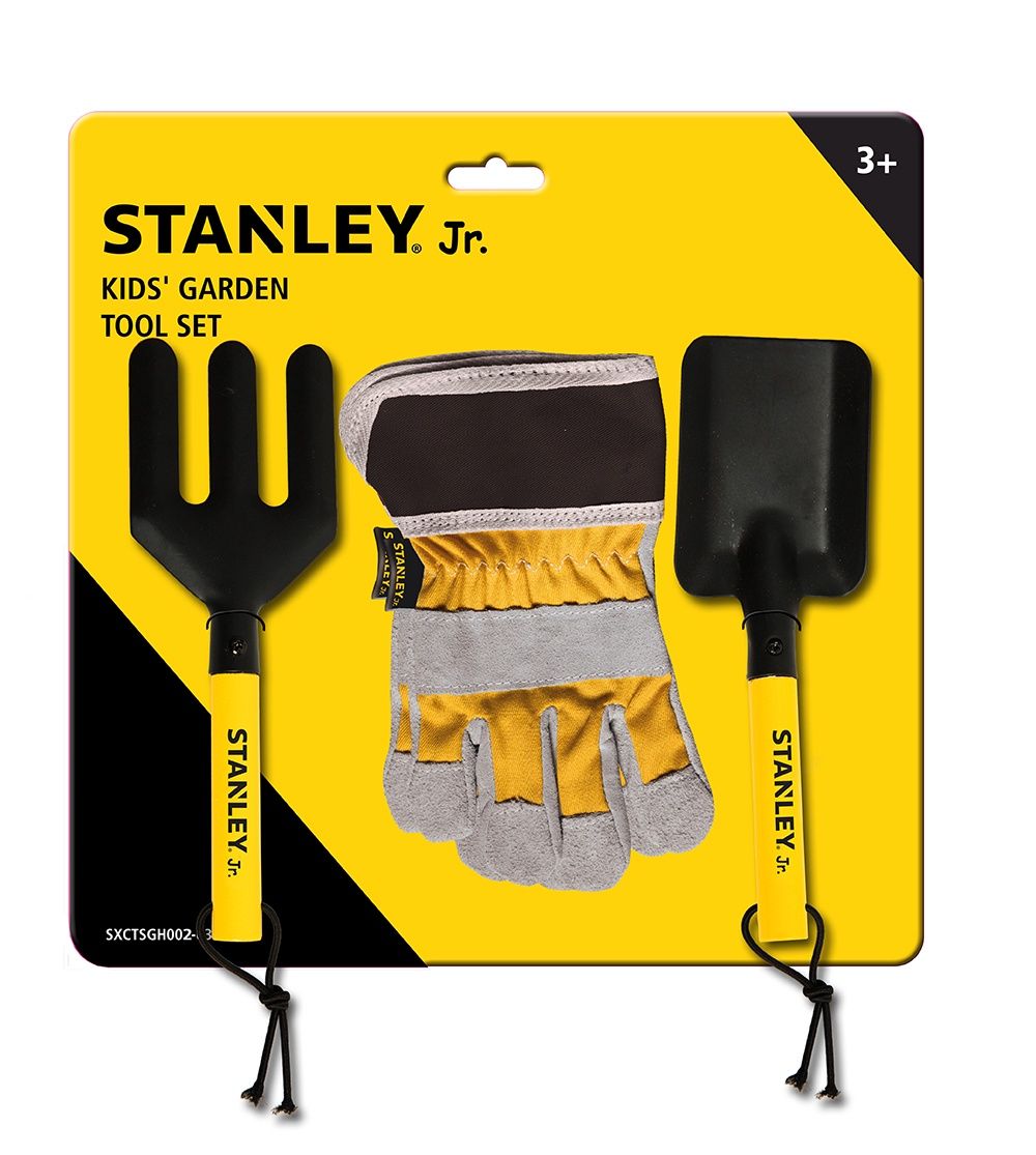 Ensemble de jardinage à main 3 pièces avec gants