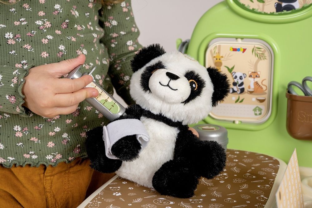 Centre de vétérinaire Panda et 19 accessoires