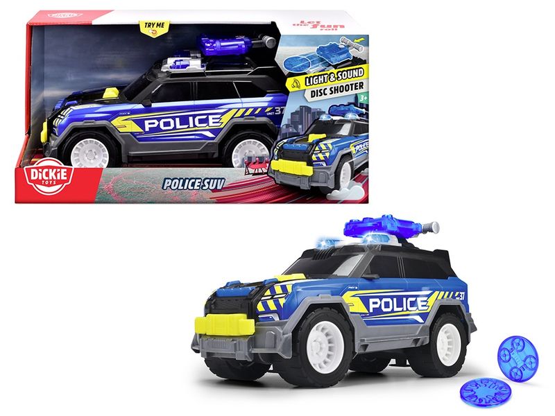 City Heroes - VUS de police Son et lumière (30 cm)
