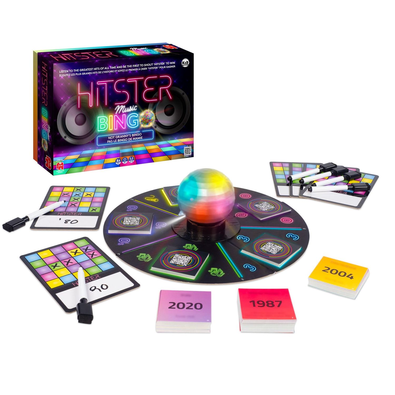 Hitster Bingo / Jeu de Party Musical (PRÉCOMMANDE - Arrivage Septembre 2025)