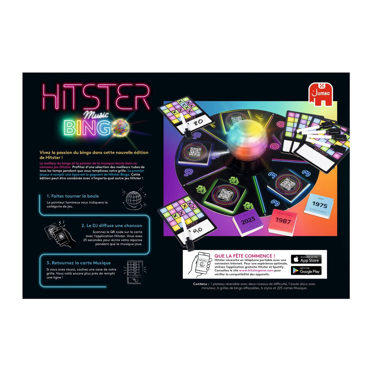 Hitster Bingo / Jeu de Party Musical (PRÉCOMMANDE - Arrivage Septembre 2025)