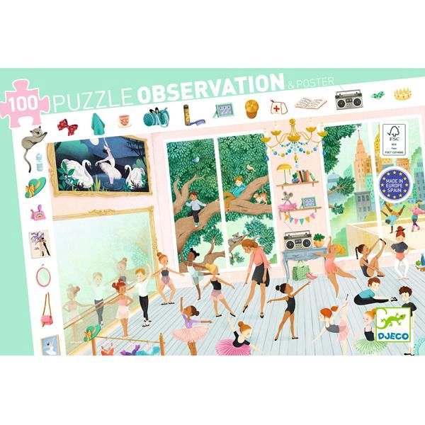 Puzzle observation / L&#39;école de danse (100 mcx)