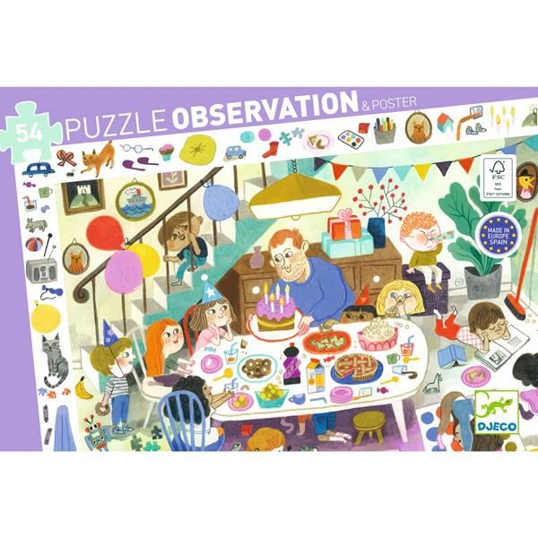 Puzzle observation / La fête d&#39;anniversaire (54 mcx)