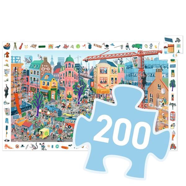 Puzzle d&#39;observation / La ville (200 mcx)