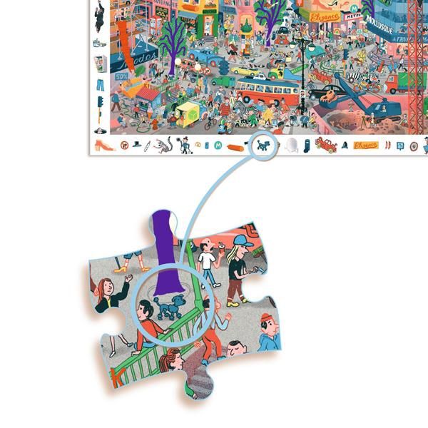 Puzzle d&#39;observation / La ville (200 mcx)