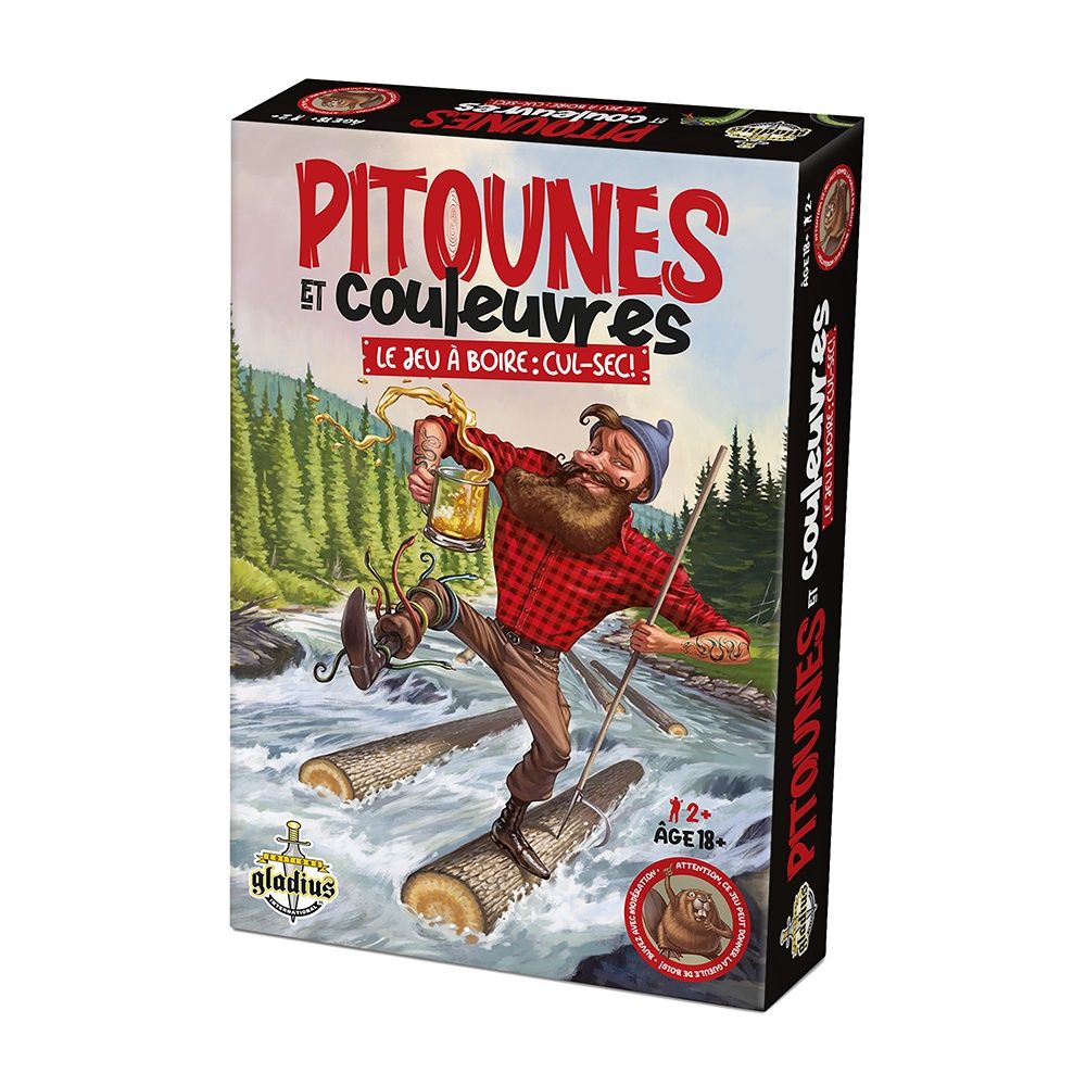 Pitounes et couleuvres - Le jeu a boire cul-sec!
