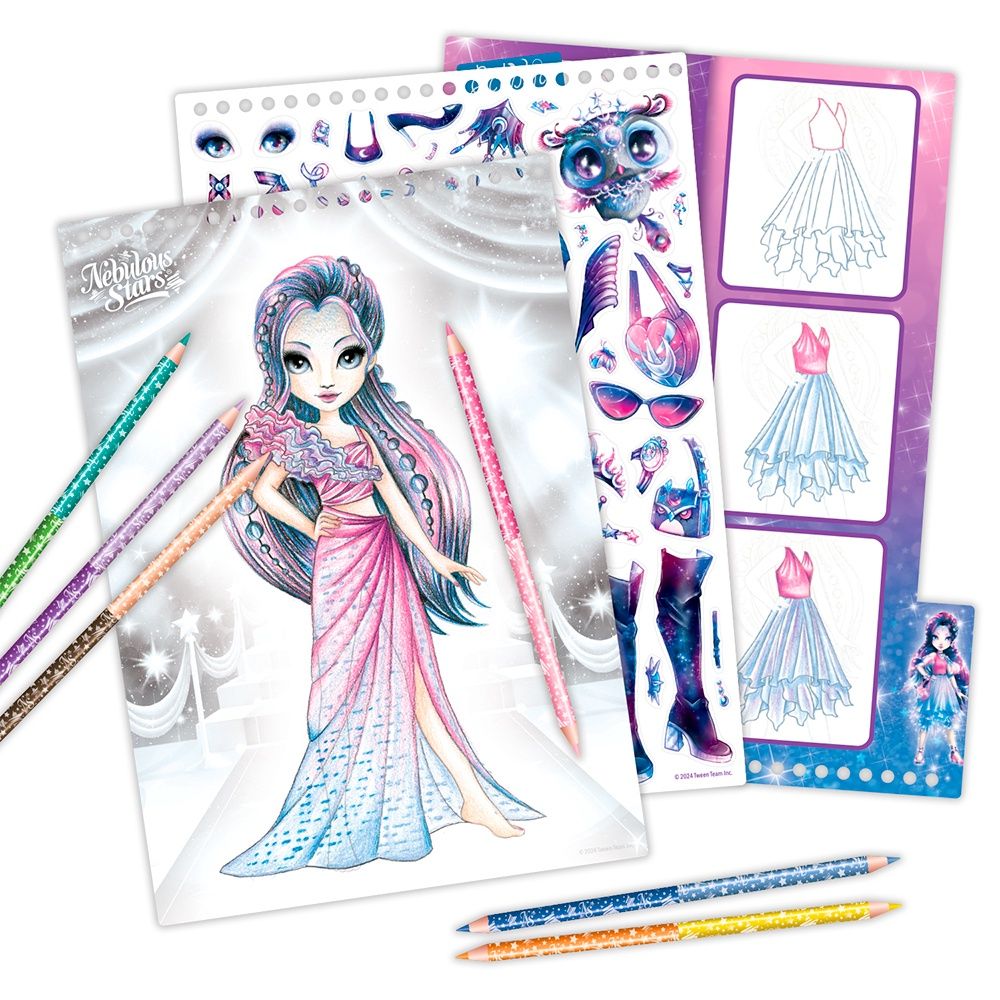 Carnet de croquis de mode Gala des Stars