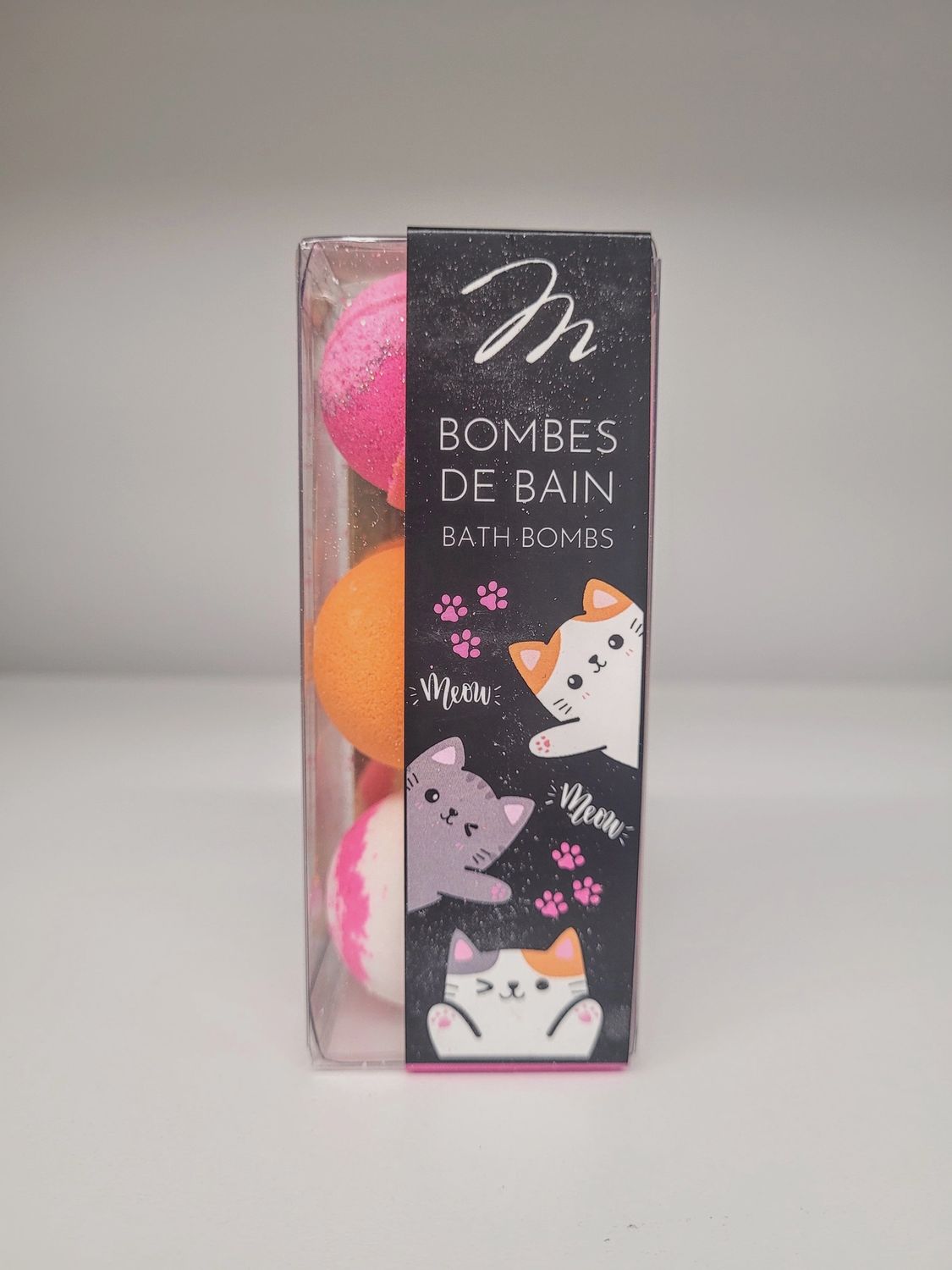 Bombe de bain / Chats (Boîte de 3)