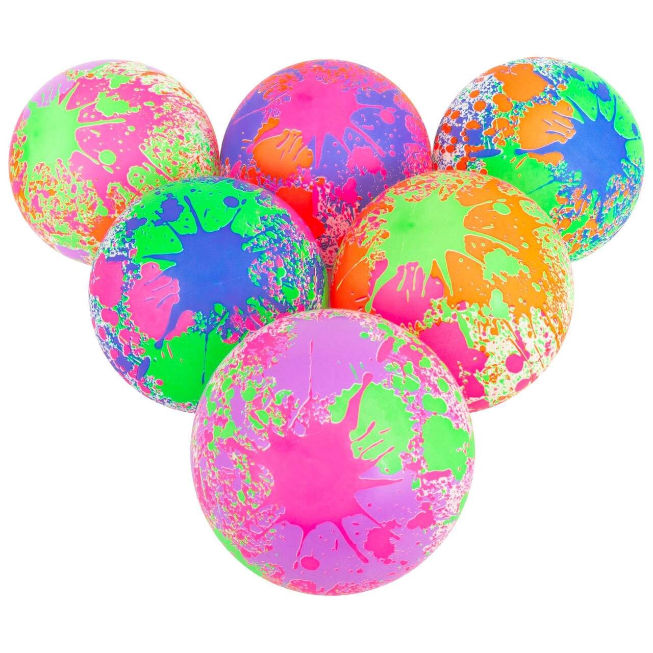 VINYL BALL SPLATTER ASST 9IN (DEFLATED)