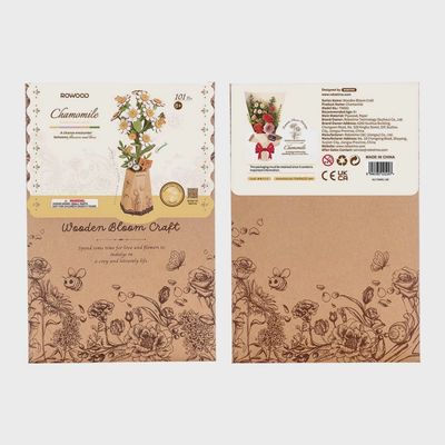 Fleur de camomille en bois