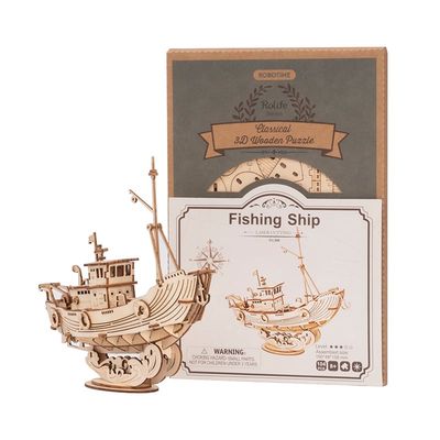 Bateau de pêche en bois à construire