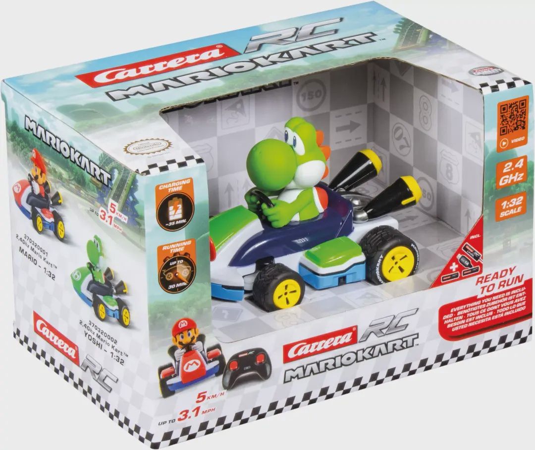 Auto  de course Téléguidée Mario Kart / Yoshi