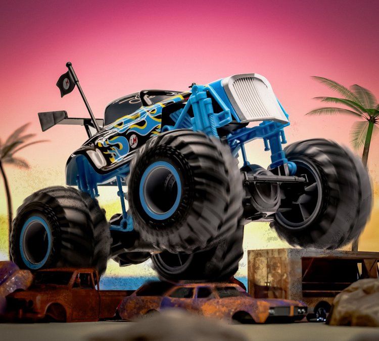Camion téléguidé 4X4 Wheelers Beach Bash