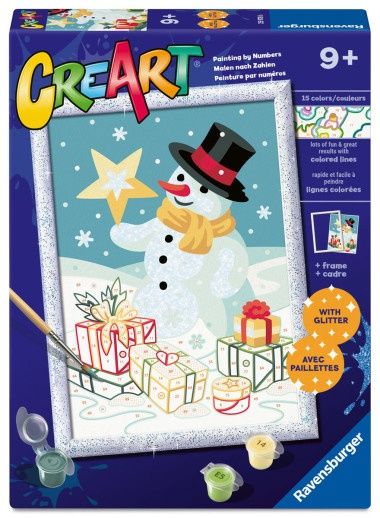 CREART - Peinture à numéros / Bonhomme de neige