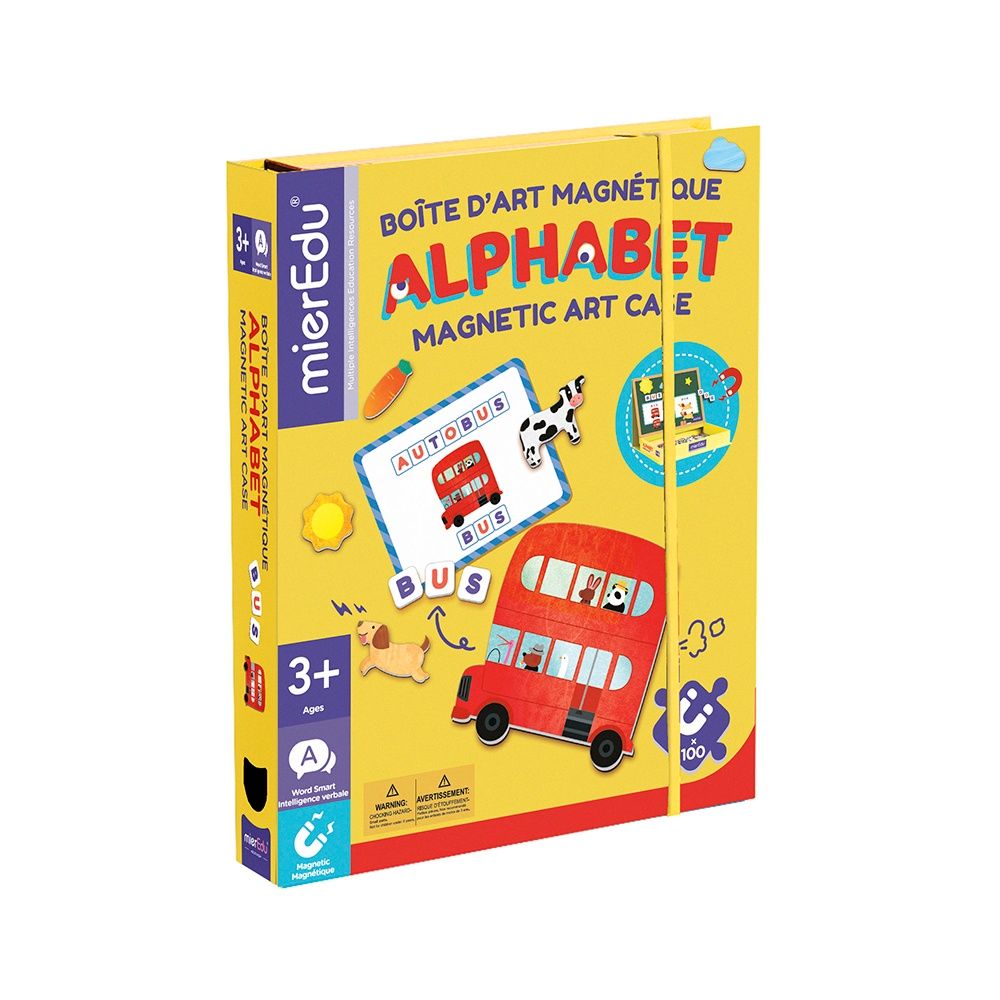Boite d&#39;art magnétique / Alphabet bilingue