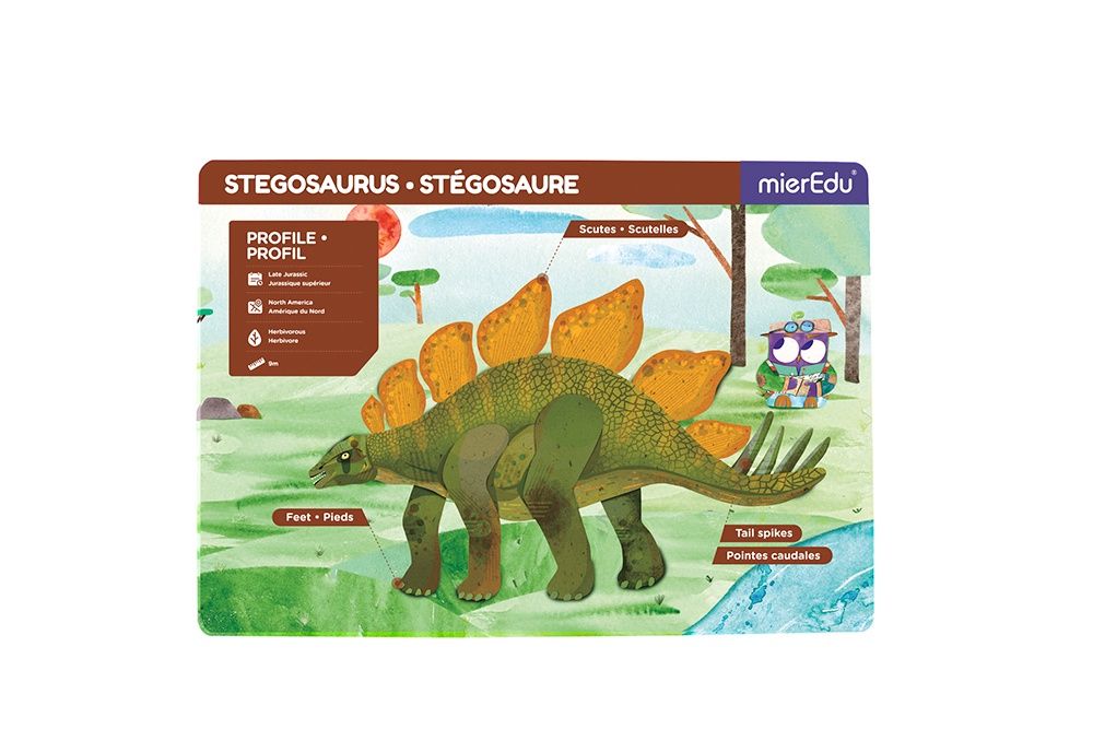 Plaque magnétique / Stégosaure