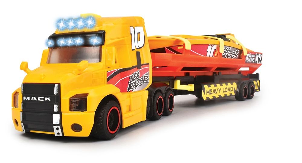 Camion et bateau de course (41 cm)