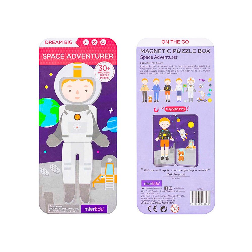 Boîte magnétique de voyage / Aventuriers de l&#39;espace