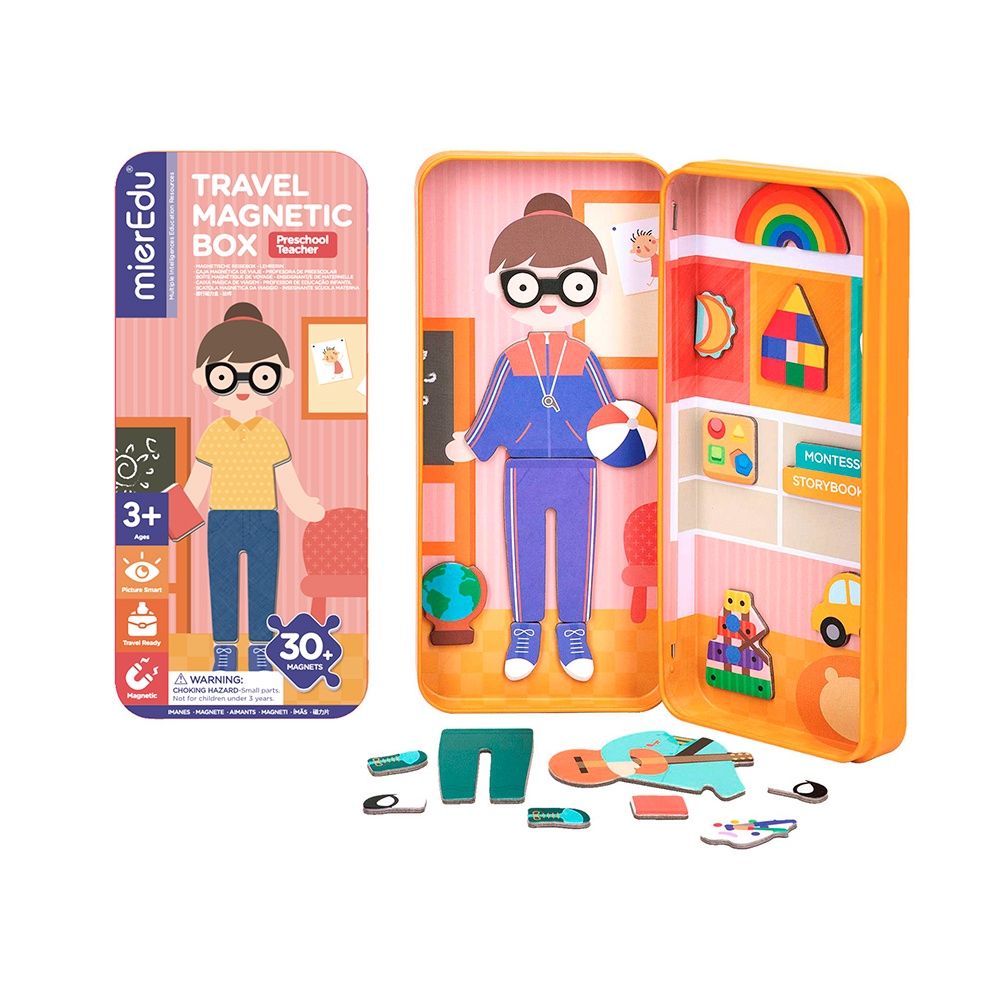 Boîte magnétique de voyage / Enseignante de maternelle
