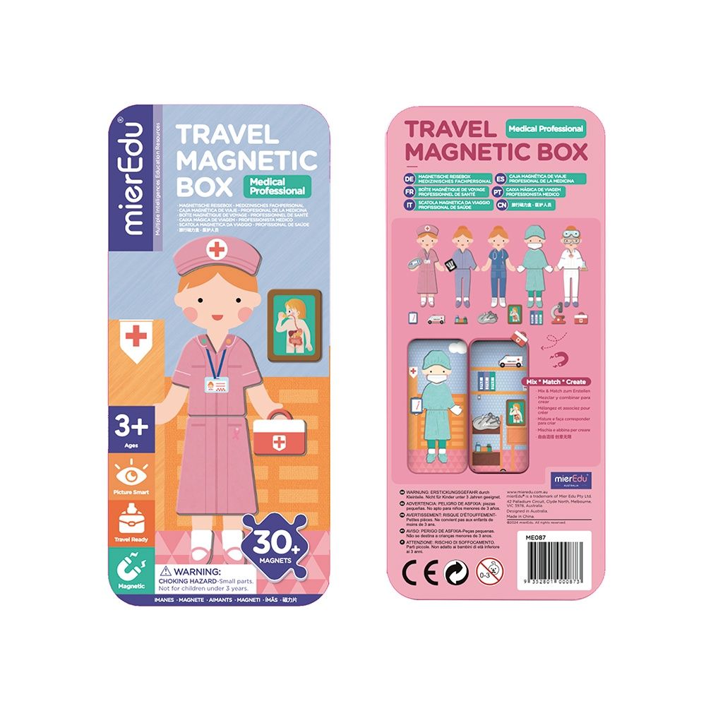 Boîte magnétique de voyage / Professionnel de la santé