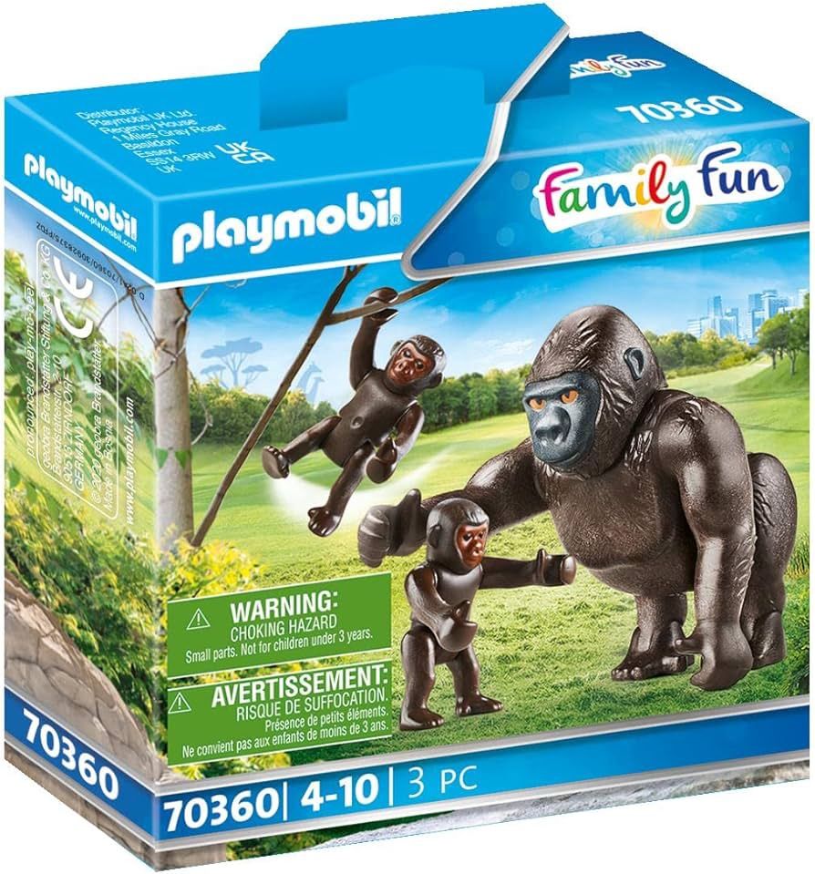 Gorille avec ses Petits
