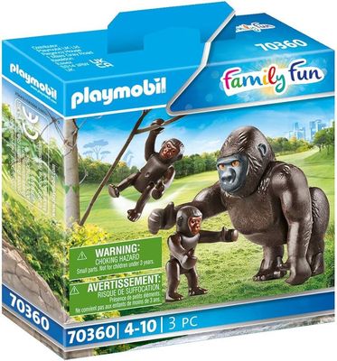 Gorille avec ses Petits