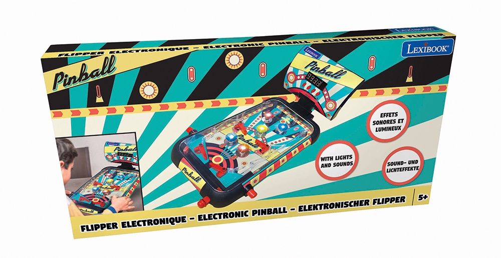 Flipper électronique avec sons et lumière