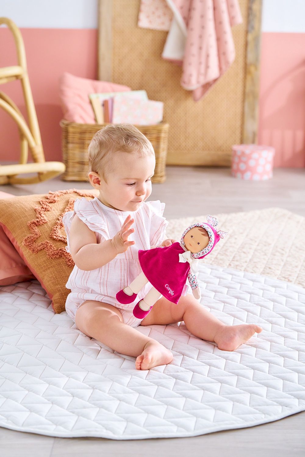 Mon doudou Corolle - Miss Rose grenadine (25 cm)