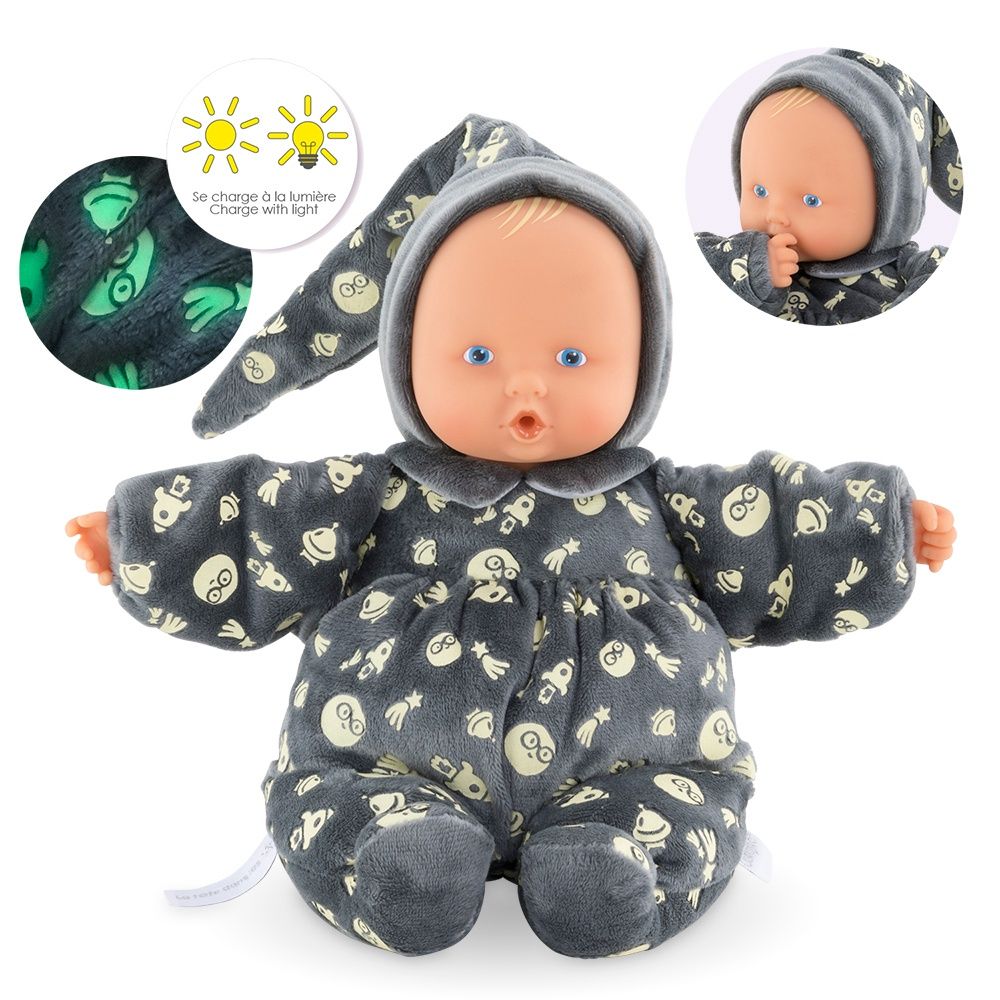 Mon doudou Corolle / Babipouce - Brille dans la Nuit (28 cm)