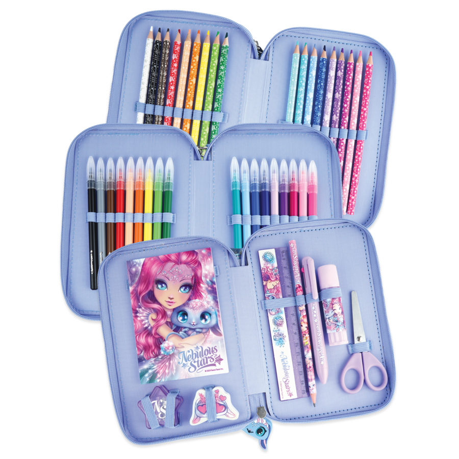 Trousse de crayons 3 volets / Estrelia &amp; Astria