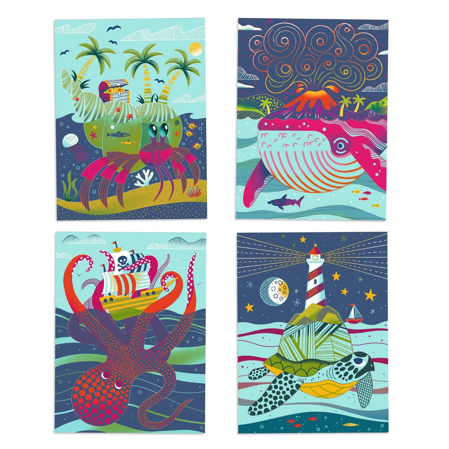 Cartes À Gratter / Dessus-Dessous