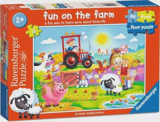Le plaisir à la ferme Puzzle de 16 pièces