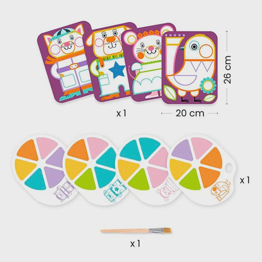 Peinture à la palette / Les joufflus