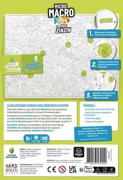 Micro Macro: Crime City  -  Kids - Le Parc Des ZINZIN (Français)