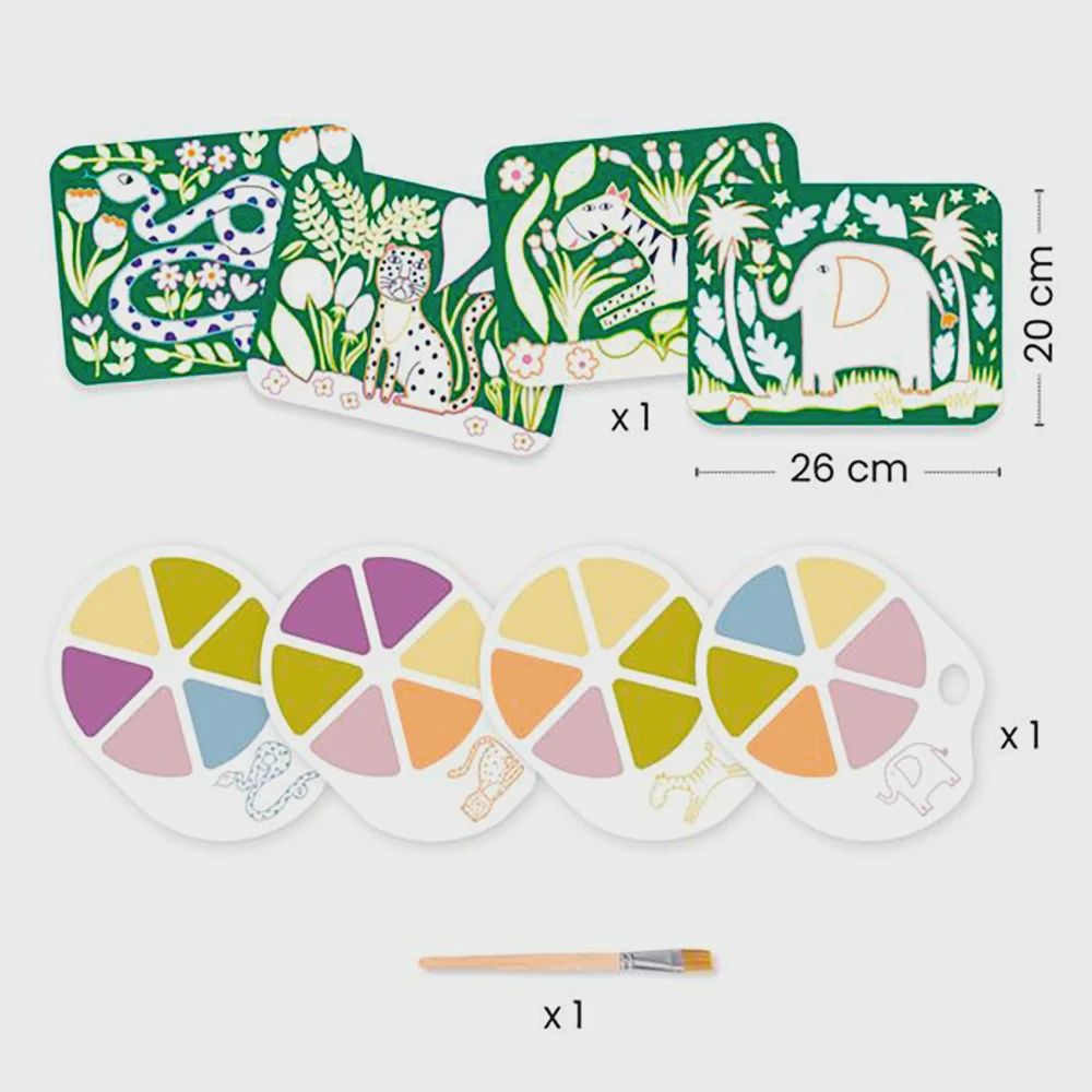 Peinture à la palette / Les sauvages