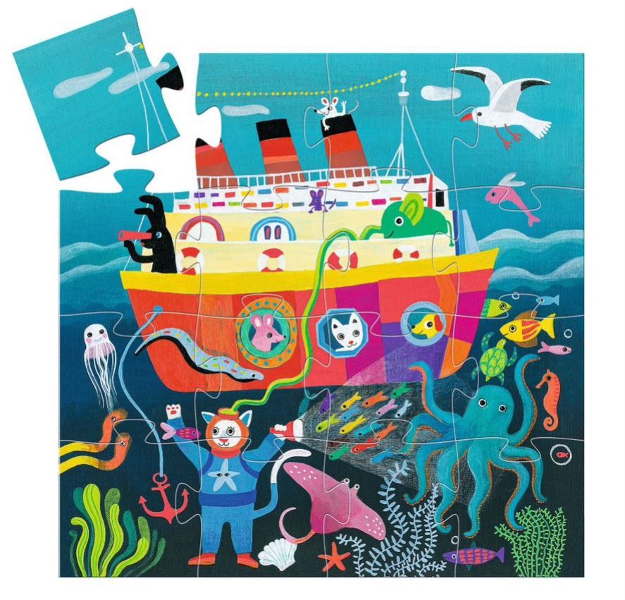 C.T. - Puzzle Silhouette / La Croisière des amis (16 mcx)