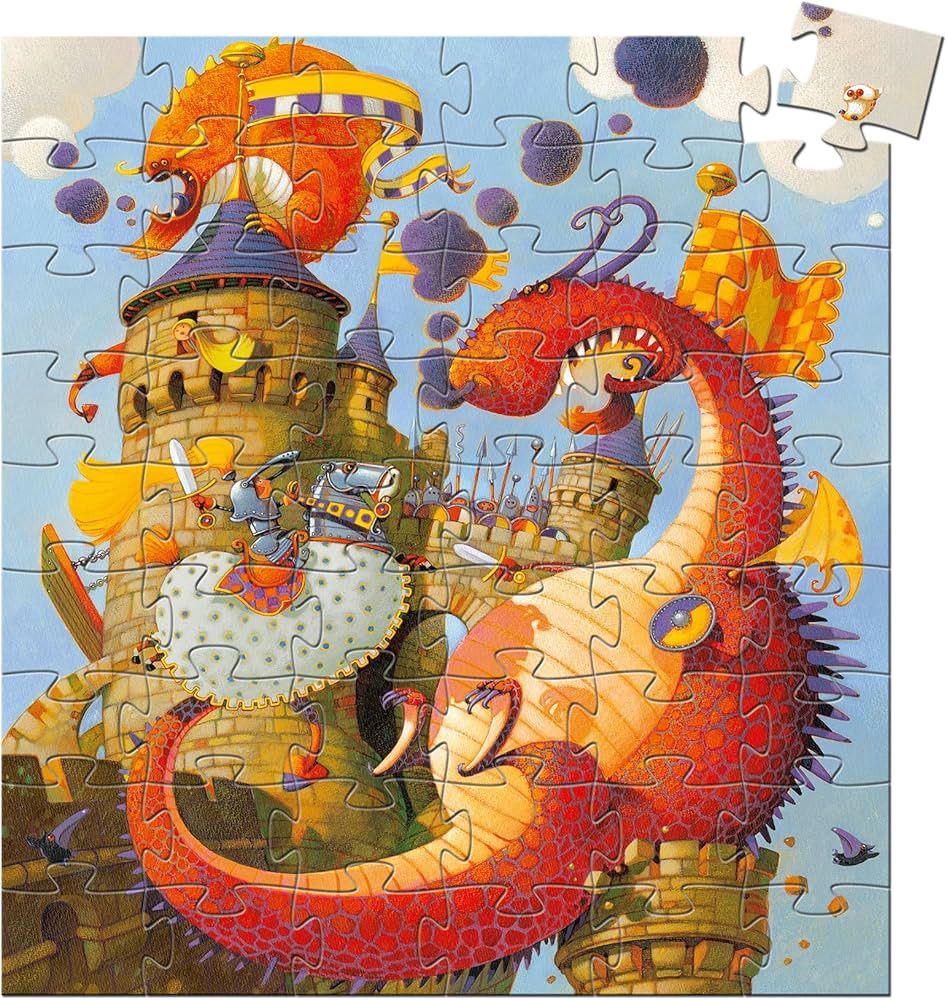 C.T. - Puzzle Silhouette / Vaillant et Les Dragons (54 mcx)