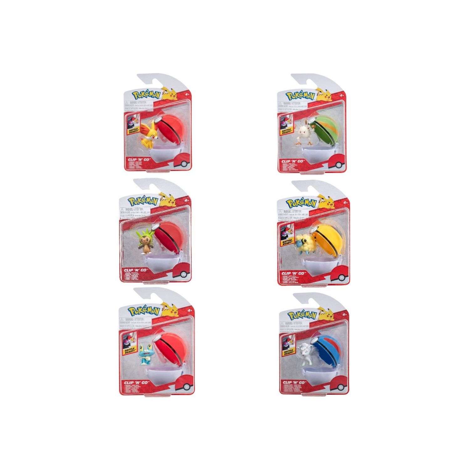 Pokémon Clip N&#39;Go Assorted