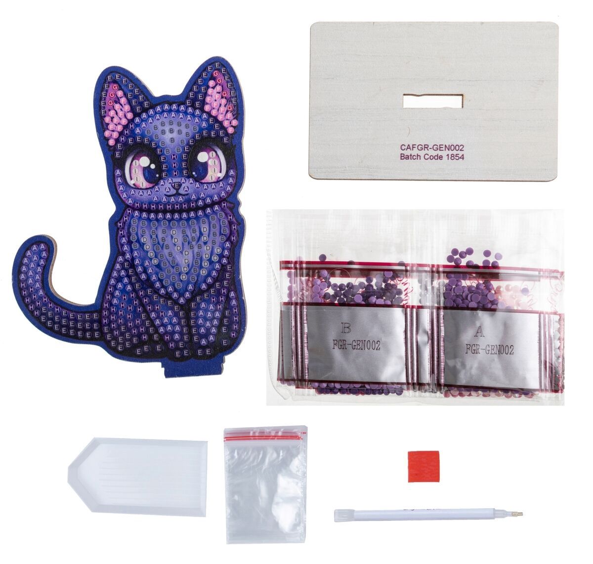 Chat de minuit - Kit Crystal Art Buddy